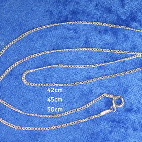 Panssariketju 38-60cm 925-hopeaketju 1.5-2mm. Valitse koko valikosta.