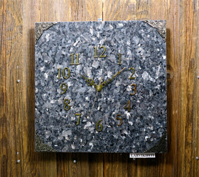 Seinäkello larvikiitti 30x30cm nro312-3