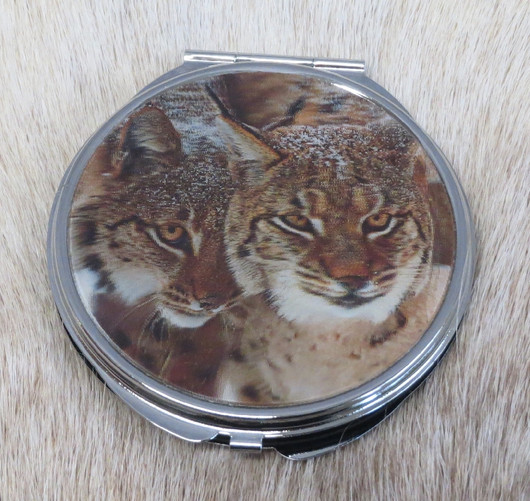 Taskupeili 3D-ilvespari, 2-osainen meikkipeili hologrammikuvalla