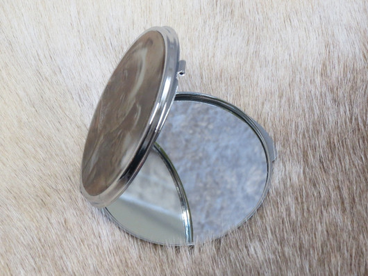 Taskupeili 3D-ilvespari, 2-osainen meikkipeili hologrammikuvalla