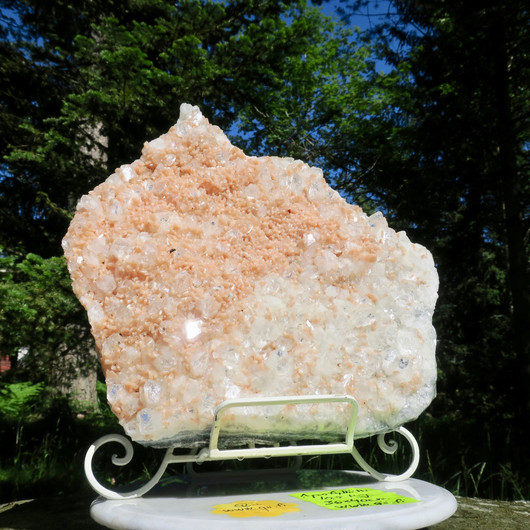 Apofylliitti ja stilbiitti kidesykerö iso 10,5kg. Norja