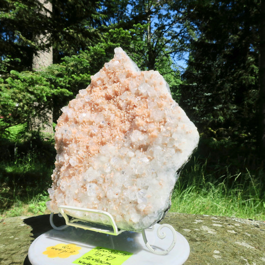 Apofylliitti ja stilbiitti kidesykerö iso 10,5kg. Norja