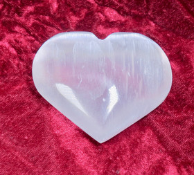 Seleniittisydän valkoinen pieni kivisydän 