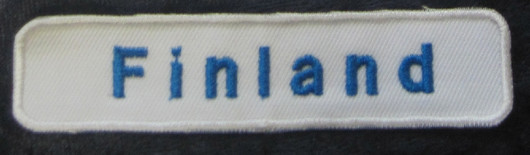 Hihamerkki Finland 23x103mm patch