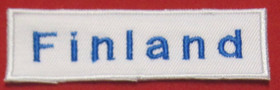 Hihamerkki Finland 25x84mm patch