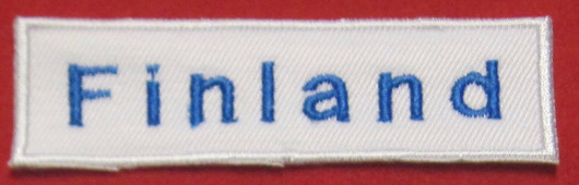 Hihamerkki Finland 25x84mm patch