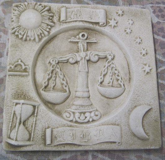 Taulu VAAKA LIBRA horoskooppitaulu 20x20cm
