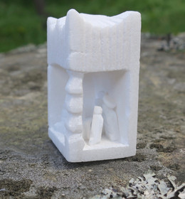 Jouluseimi marmoria pieni pöytäkoriste