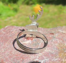 Servettirengas poro, metallinen