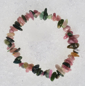 Rannekoru monivärinen turmaliini rubelliitti sipsimalli