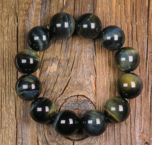 Rannekoru haukansilmä isot 16mm, 17cm HAW2