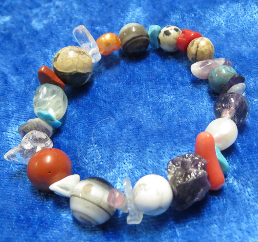 Rannekoru KALAT PISCES kalan onnenkivikoru 15cm nro SS