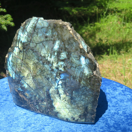 Labradoriitti iso 14kg leveys 28cm, korkeus 27cm