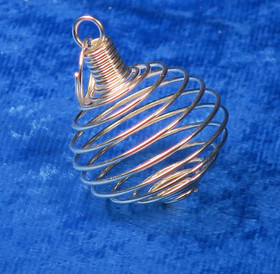 Spiraaliriipus, sisälle voi laittaa onnenkiven, halk. 25mm, joustava