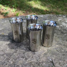 Teräspikarit Suomen leijona 10cl, 4kpl setti