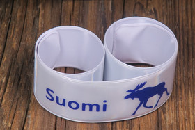 Heijastin hirvi Suomi-Finland heijastinnauha olkavarteen