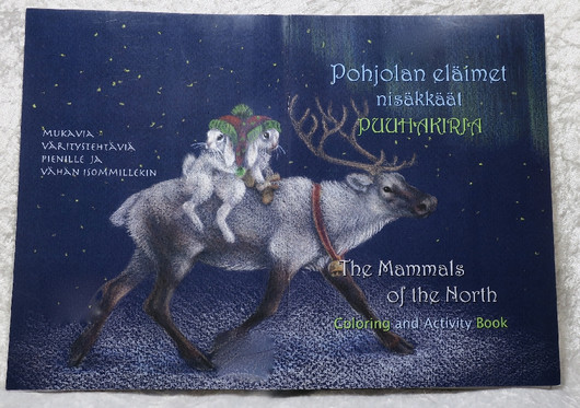 Puuhakirja Pohjolan eläimet nisäkkäät 36 sivua