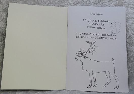 Puuhakirja Pohjolan eläimet nisäkkäät 36 sivua