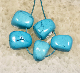 Riipus turkoosi, rekonstruoitu, iso porattu A-laatu