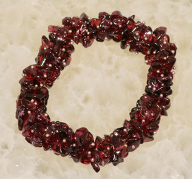 Rannekoru almandiini granaatti, paksu sipsi 