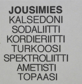 Taulu JOUSIMIES SAGITTARIUS onnenkivet E