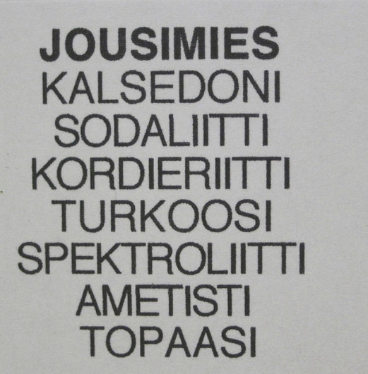 Taulu JOUSIMIES SAGITTARIUS onnenkivet E