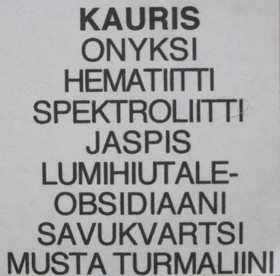 Taulu KAURIS CAPRICORN  onnenkivet K