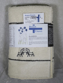 Kylpypyyhe kallioporot koivu, pellavafroteeta 150x75cm