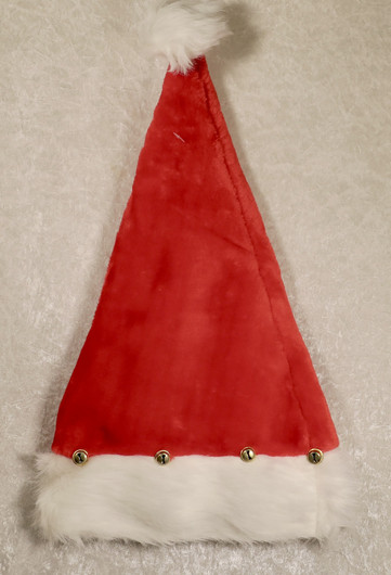 Tonttulakki aikuisille, tekokarvaa reunus tupsukin tekokarvaa kulkuset