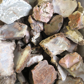 Akaattiopaali Idar-Oberstein raakapaloja 1kg erissä tukkuhintaan