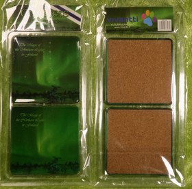 Lasinaluset 2kpl setti revontulet 