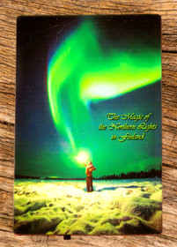 Magneetti revontulet LED-valolla