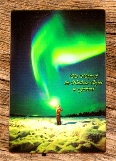 Magneetti revontulet LED-valolla