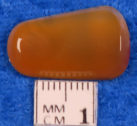 Kapussi karneoli oranssi 22x13mm 