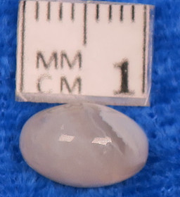 Kapussi kalsedoni vaaleansininen ovaali 7x11mm