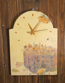 Seinäkello kanttarellit 