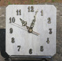 Seinäkello marmori 14x14,5cm 337-3