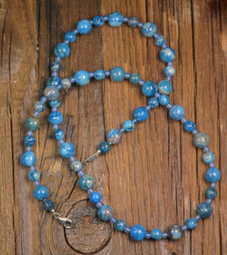 Helmet akaatti  MERI 52cm  turkoosinvärinen