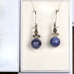 Korvakorut savukvartsit ja lila akaatti SOILA