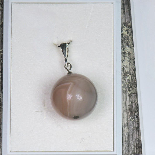 Riipus akaatti natural 16mm nro4T