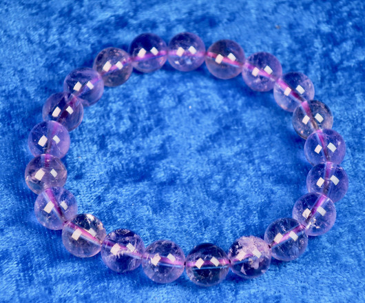 Rannekoru ametisti kirkas 8mm 15-16cm VIOLA8