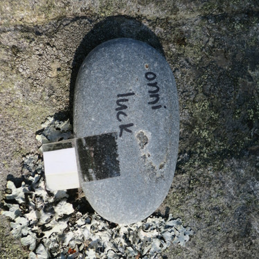 Shamaanikivi Onni- luck 6,5x3,5x1cm, 59g taskukivi kvartsiitti nro14 