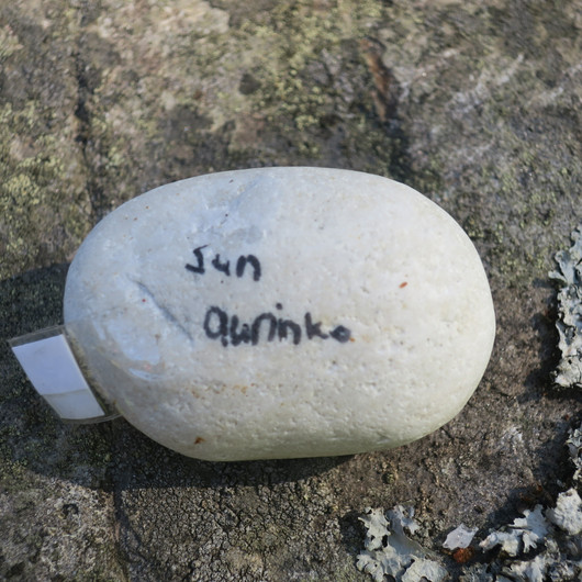 Shamaanikivi punainen AURINKO- sun 6x4x3cm, 126g kvartsi nro 16