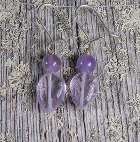 Korvakorut ametisti pisara ILONA