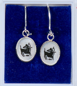 Korvakorut JOUSIMIES  SAGITTARIUS simpukka ja 925-hopea