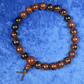 Rannekoru mahonkiobsidiaani 8mm