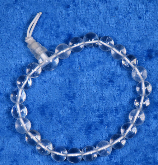 Rannekoru vuorikide 8mm, kirkas 17cm