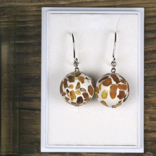 Korvakorut meripihka breksia 16mm