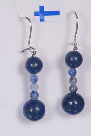 Korvakorut lapis latsuli ja sodaliitti 8+4+4+4+6mm