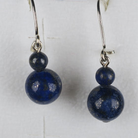 Korvakorut lapis latsuli 8 ja 4mm